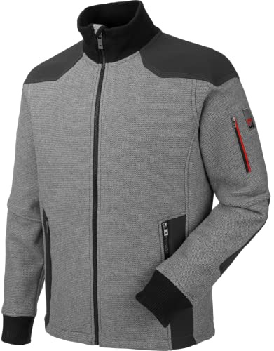 WÜRTH MODYF Fleecejacke Nature – Atmungsaktives Arbeitsfleece – perfekt für Handwerk, Werkstatt, Arbeiten im Freien in grau, blau, braun,Größen XS - 4XL