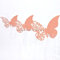 Little Snow Direct Wedding Party Name Place Cards For Wine Glass Cup Pearlescent Laser Cut - 20pcs Butterfly - Rose Pink