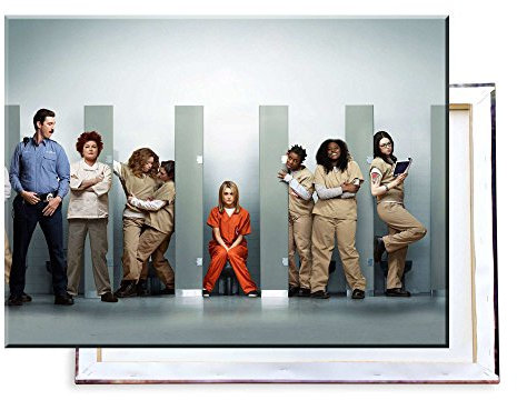 Unified Distribution Orange is The New Black - 80x60 cm - Bilder & Kunstdrucke fertig auf Leinwand aufgespannt und in erstklassiger Druckqualität
