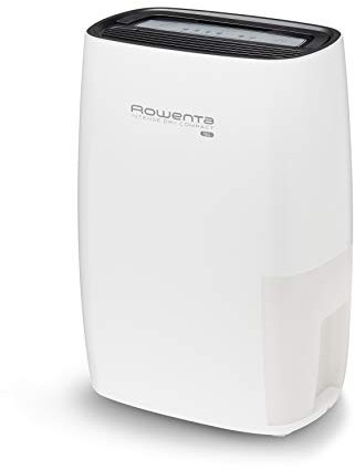 Rowenta Intense Dry Compact DH4212F0 Deshumidificador 12 l para hasta 26 m² con depósito de 3 l, silencioso con control y apagado automático, facilita secado ropa, filtrado de polvo