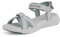 DREAM PAIRS Women's Outdoor Sport Sandals Summer Walking Comfortable Sandals Casual Beach Sandals QDL19001L Grey Size 7 UK/9 US