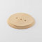 Klartext - Base in legno per interruttori e prese BELLE ÉPOQUE, finitura grezza, Ø60mm