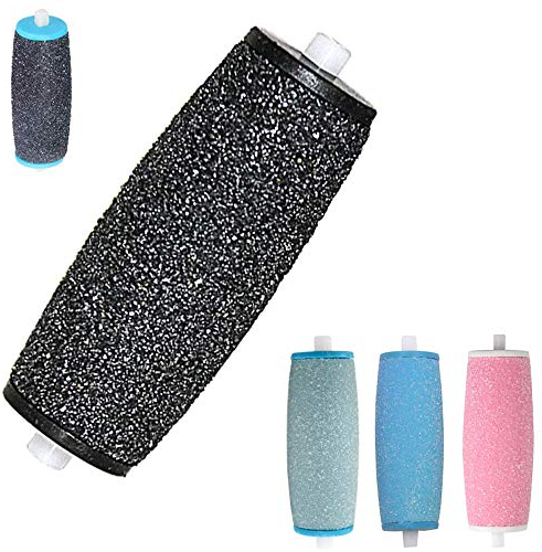 Lot de 5 rouleaux de rechange extra minéraux pour Velvet Smooth - Remplacement des rouleaux - Recharge pour callosités - Réutilisable - Pour de beaux pieds
