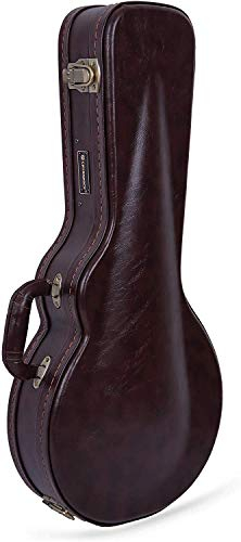 Crossrock Hard Shell Case for F-Style Mandolin in Vintage Brown(CRW620MFBR)