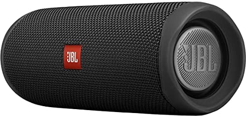 JBL Flip 5 Altavoz inalámbrico portátil con Bluetooth, speaker resistente al agua (IPX7), JBL PartyBoost, hasta 12h de reproducción con sonido de calidad, negro