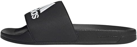 adidas Mixte Adilette Shower Slides, Core Black / Cloud White / Core Black, 46 EU