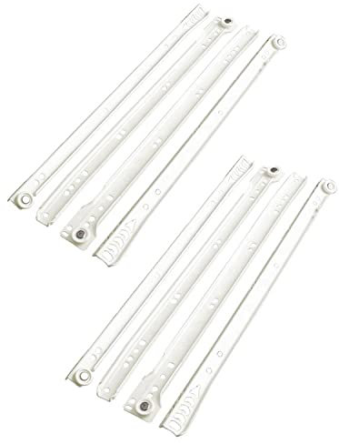 bricoleva.it Set Guide per Cassetti e Cassettiere non Ammortizzate Colorate Disponibili in più Varianti Misura 40 cm Confezione da 2 pezzi