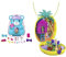 Polly Pocket HGC39 - Teddy Bär Handtaschen-Spielset, Übernachtungsthema mit 2 Micro Puppen und 16 Accessoires & GKJ64 - Ananas-Taschen-Schatulle, tragbar, mit 8 lustigen Funktionen