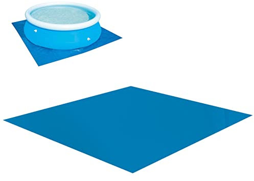 Voihamy Sol Piscine - Protecteur Sol Piscine - Piscine 2,5 X 2,5 - Sol Gonflable Rond Multi-usages - Sol Carré pour Piscine Hors Sol