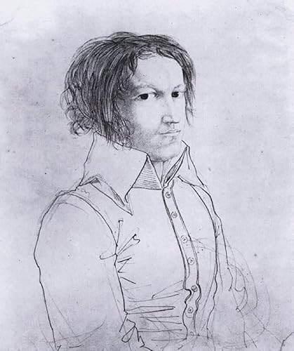 DOeraa Leinwandbilder Bild Poster Kunstdrucke Ölgemälde Portrait von Heinrich Karl Hofmann Carl Philipp Fohr für Wanddekoration 60x90cm