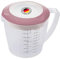 Westmark 3105227P Caraffa Graduata con paraschizzi, Plastica, Colore: Rosa