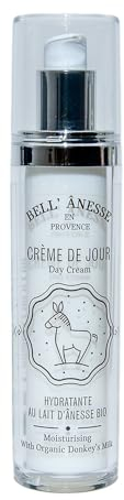 Label Provence Nature – French Day Cream Feuchtigkeitspflege mit frischer Eselsmilch – um die Haut tief zu hydratisieren und zu nähren – 50 ml