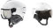 uvex instinct visor - Skihelm für Damen und Herren - mit Visier - individuelle Größenanpassung - white-black matt - 56-58 cm & Black Crevice Skihelm mit Visier, Gstaad, BCR143921, weiß Carbon, Gr. S/M