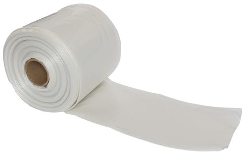 Resilia Transparente Konstruktionsfolie – robuste Kunststofffolie für drinnen und draußen, Falltuch und Feuchtigkeits- und Dampfsperre für Malerei, Garten und Möbel, 6 m x 30 m Rolle, 4 mm dick