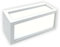 Shop SoftAir Applique lampada parete da esterno bianco ip54 rettangolare moderna per facciata balcone terrazza - garanzia 5 anni (Bianco)