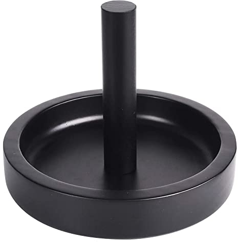 Hopbucan Billiard Cone Bowl Wood Pool Chalk Holder for Pool/Billiards Table Accessories Black