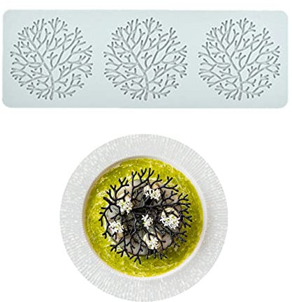 Silikonform für Kuchendekoration, Spitzenform, 3 Blumen, Spitzenmuster, Silikonform für Zuckerspitze, Bastelwerkzeuge
