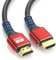 looyotul 8k Cable HDMI 0.5m de Ultra Alta Velocidad Hdmi 2.1 Cable 4K@120Hz 8K@60Hz Conector dorado 48gbps,línea HDMI 3D eARC,Para Computadoras,Proyector,Monitoreo,HDTV,Xbox,PS4/PS5(Rojo)