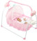 Zoobotanica Electric Baby Crib Cradle, Auto Swing Bed,Multifunctional Foldable Baby Swing Cradle with Bluetooth Music 5 Swaying Gears Remote Control,for 0-18 Months (Pink)