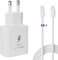 Caricabatterie Per Samsung, Caricatore USB C per Samsung A16/A15/A14/A13/A33/A34/A23/A53/ A52/ A54/S24/S23/S23+/S23 Ultra/ S22/ S21/M33/xiaomi/huawei Caricabatterie rapido da 25W cavo 2M