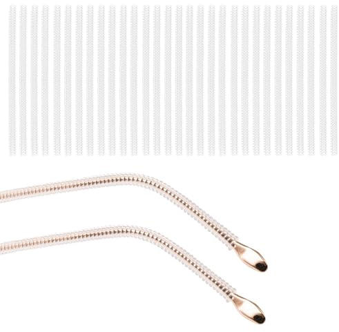 15 Paar Brillenbügel überzug Silikon, Anti Rutsch Brille, Antirutsch Überzüge Anti Rutsch überzug für Brillenbügel, Geeignet für Sonnenbrillen, Lesebrillen, Brillen, Sportbrillen (Klar)