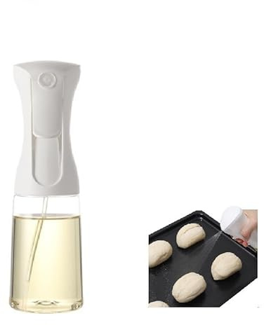 Mistifi oil spray 200ml PET food grade bottle Fine Mist Spray Bottle for Air Fryer, Olive Oil, Healthy Nonstick Frying, Commercial & Home Kitchen Use (200ml PET bottle 998)