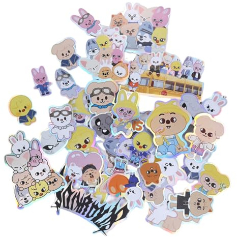Stray-Kids Aufkleber SK-Zoo Aufkleber Laser Cartoon Aufkleber Karma Stay (SK 1)