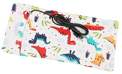 Depisuta Flasche Zum Warmhalten der USB-Babyflasche Zum Warmhalten auf Reisen, Einfach zu Tragende Milchisolierung, Thermostat, Sichere Lösung für Eltern, Ungiftiges Spandex-Mischmaterial