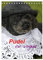 Pudel en vogue (Tischkalender 2025 DIN A5 hoch), CALVENDO Monatskalender