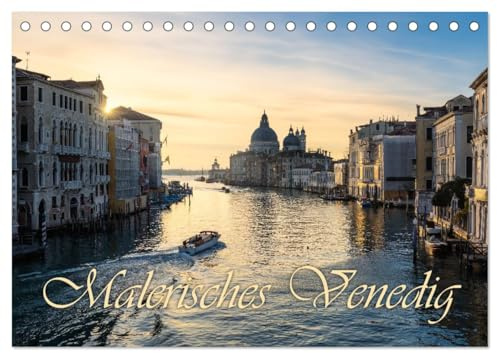 Malerisches Venedig (Tischkalender 2026 DIN A5 quer), CALVENDO Monatskalender: Fotos der traumhaften Gassen, Plätze und Kanäle von Venedig. (CALVENDO Orte)
