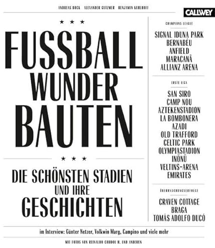 Fussball-Wunder-Bauten: Die schönsten Stadien und ihre Geschichten