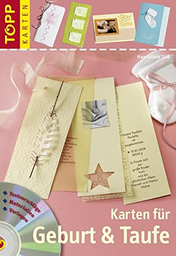 Karten für Geburt und Taufe: Einladungs-, Menu- & Tischkarten