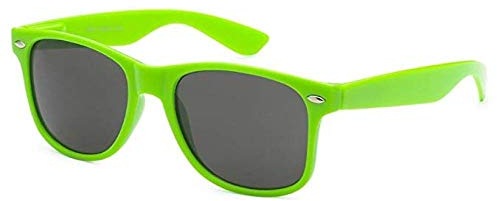 Boolavard TM Sonnenbrille Nerdbrille retro Art. 4026 (Grün Tönung)