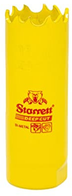 Starrett Bi métal Deep Cut Scie cloche, 24 mm, dch1056