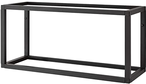 Wesco Rack System Smart Regalsystem 120 x 45 aus Aluminium, flexibel erweiterbar, in der Farbe: Schwarz, Maße: 1200 x 250 x 450 mm, A74512045-62