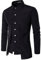 Freizeithemd Herren Hemd 2 in 1 Regular Fit Hemdbluse Langarm Einfarbig Funktionsshirt Urban Businesshemden Gefälschter Zweiteiler Business Party Freizeit Hemden Herren Modern Bequem Businesshemd