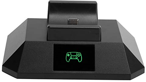 Station D'accueil de Chargeur de Contrôleur, Station D'accueil de Chargeur Unique avec écran, pour Manette de Jeu PS5, Station de Charge de Contrôleur pour Console de Jeu PS5, Support de Charge de Con
