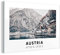 MuchoWow Glasbild Glasfoto Wandbild Bilder Deko 30x20 cm Österreich - Wasser - Berge - Alpen
