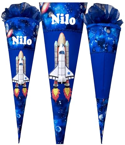 Schultüte passend zum Step by Step Star Shuttle Elio,Shuttle,Spaceship,Benutzerdefinierte,für jungen