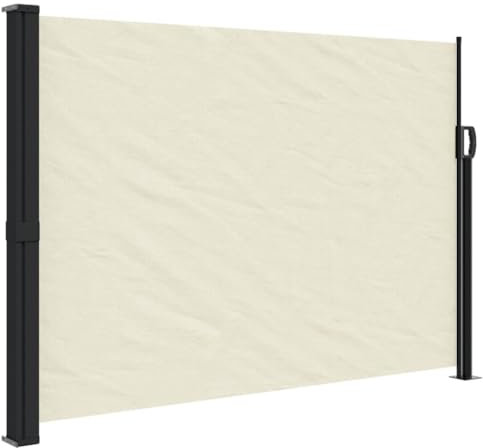 vidaXL Toldo Lateral retráctil Crema 140x600 cm