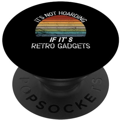 No es acaparamiento si son gadgets retro, gadgets retro PopSockets PopGrip Intercambiable