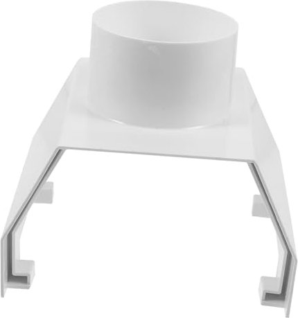 HOMSFOU Anschlussstück Für Fallrohre Aus Pvc Zubehör Für Dachrinnen-regenwasserableitungssysteme Passend Für Fallrohre Einfache Installation Witterungsbeständiger Dachrinnen-fallrohrverbin