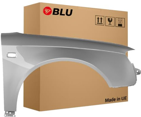 BLU Kotflügel Passend für Audi A4 B7 LY7W Rechts Silber | 2004-2008 | Vorderseite Vorne | Lackiert | Einbaufertig
