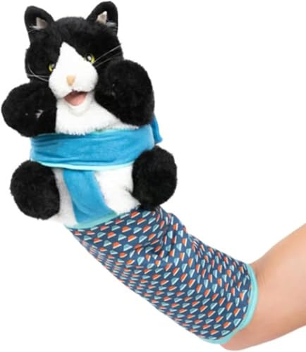 Cat Puppet Wrestler, Katzen Ringer Handpuppe, Interaktives Katzenspielzeug, Lustige Katzen Puppe Wrestling Spielzeug, Geschenke Für Katzenliebhaber, Durable Plush Stuffed Animal Toy