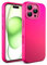 N NEWTOP Custodia Cover Compatibile per iPhone 16 Pro, ORI CASE TPU Silicone Semi Rigido Colori Fodera Interna Microfibra Morbida Protezione Anti Urto Tocco Liscio Guscio Resistente (Fucsia)