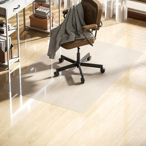 HOMCOM Alfombrilla Protectora para Suelos 100x150 cm Transparente