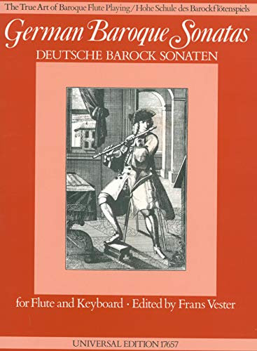 UNIVERSAL EDITION DIVERSE - GERMAN BAROQUE SONATAS - FLUTE AND BASSO CONTINUO Partition classique Bois Flûte traversière