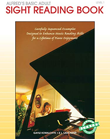 Alfred's Basic Adult Piano Course Sight Reading, Bk 1: Sight Reading Book, Level 1