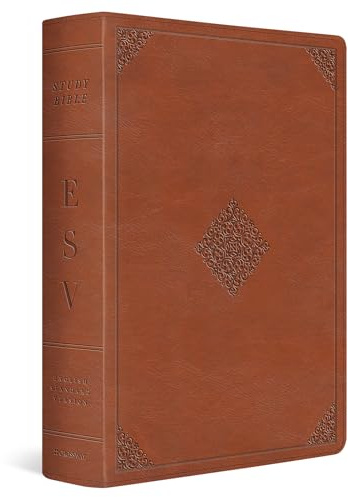 ESV Study Bible (TruTone, English Saddle, Ornament Design): English Standard Version, Trutone, English Saddle, Ornament Design Study Bible With Ribbon Marker