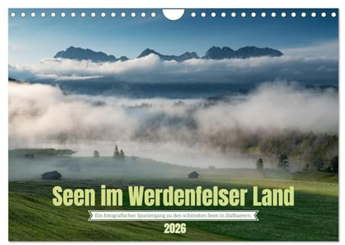 Seen im Werdenfelser Land (Wandkalender 2026 DIN A4 quer), CALVENDO Monatskalender (CALVENDO Natur)